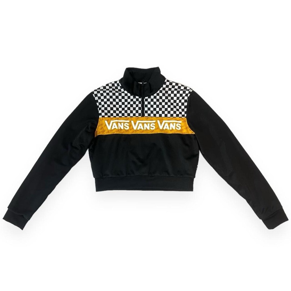 Vans Off The Wall Quarter Zip Cropped Jacket